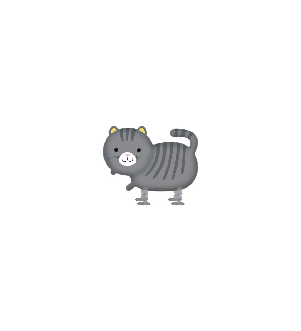 Fóliový balón Kráčajúca mačka
