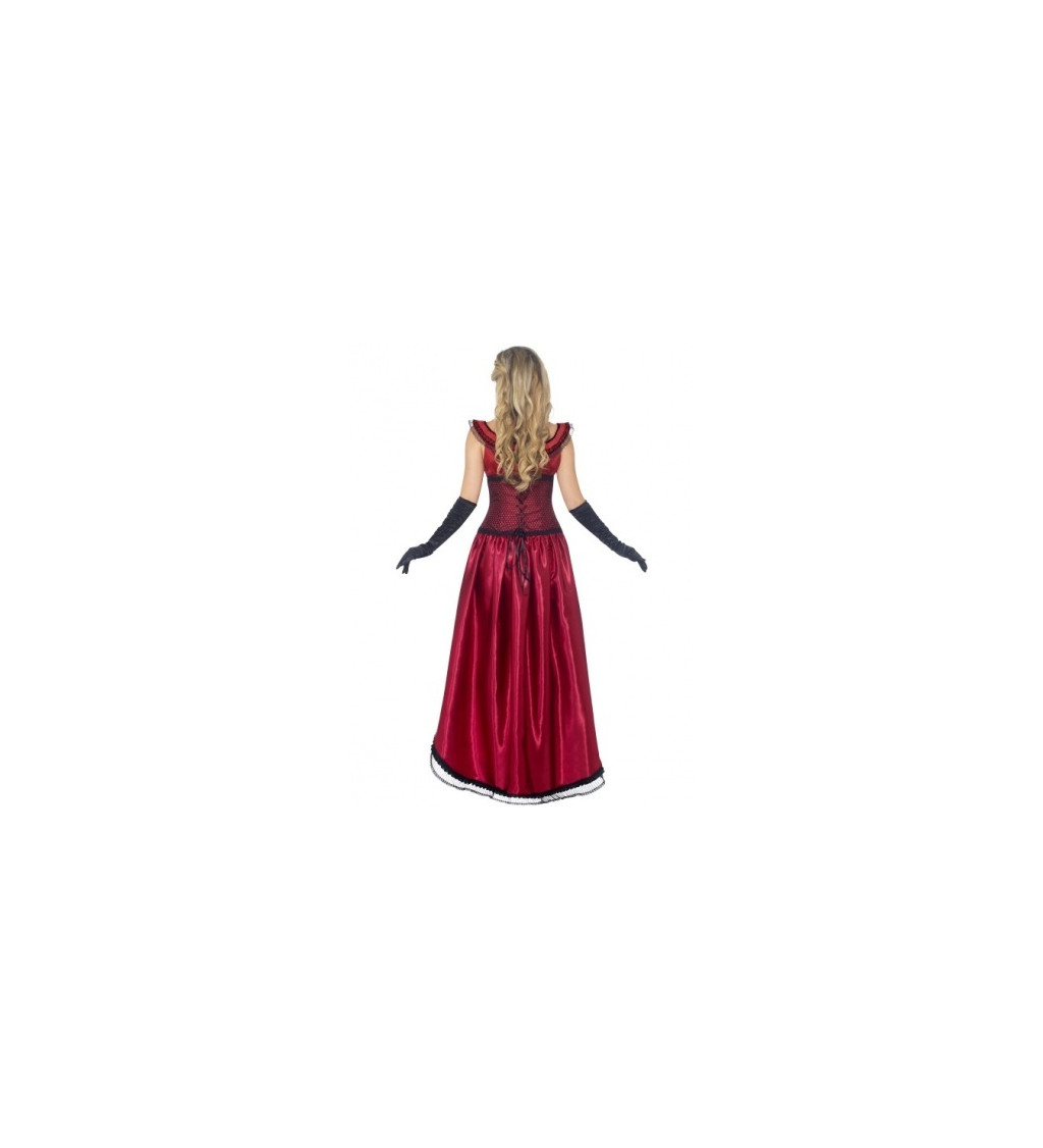 Kostým pre ženy - Westernová tanečnica červená