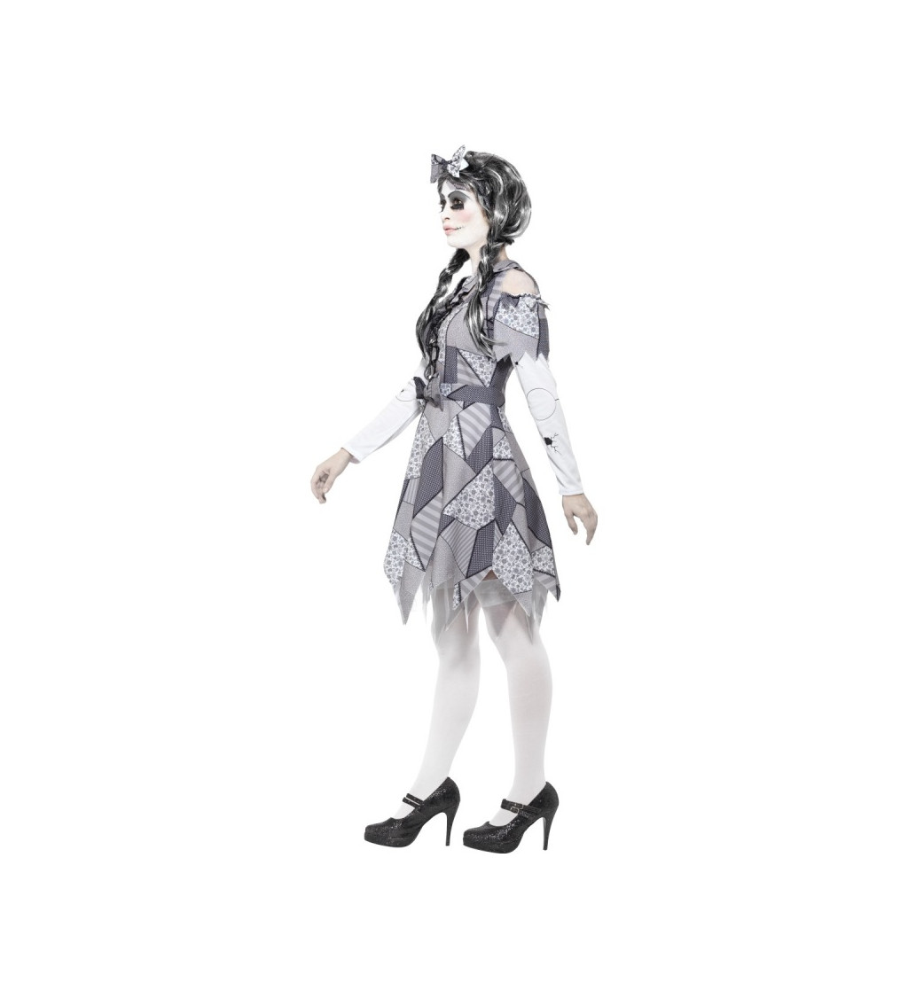 Dámsky kostým Zombie porcelánová bábika
