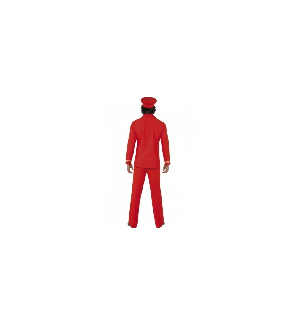 Kostým pre mužov - Pilot červený