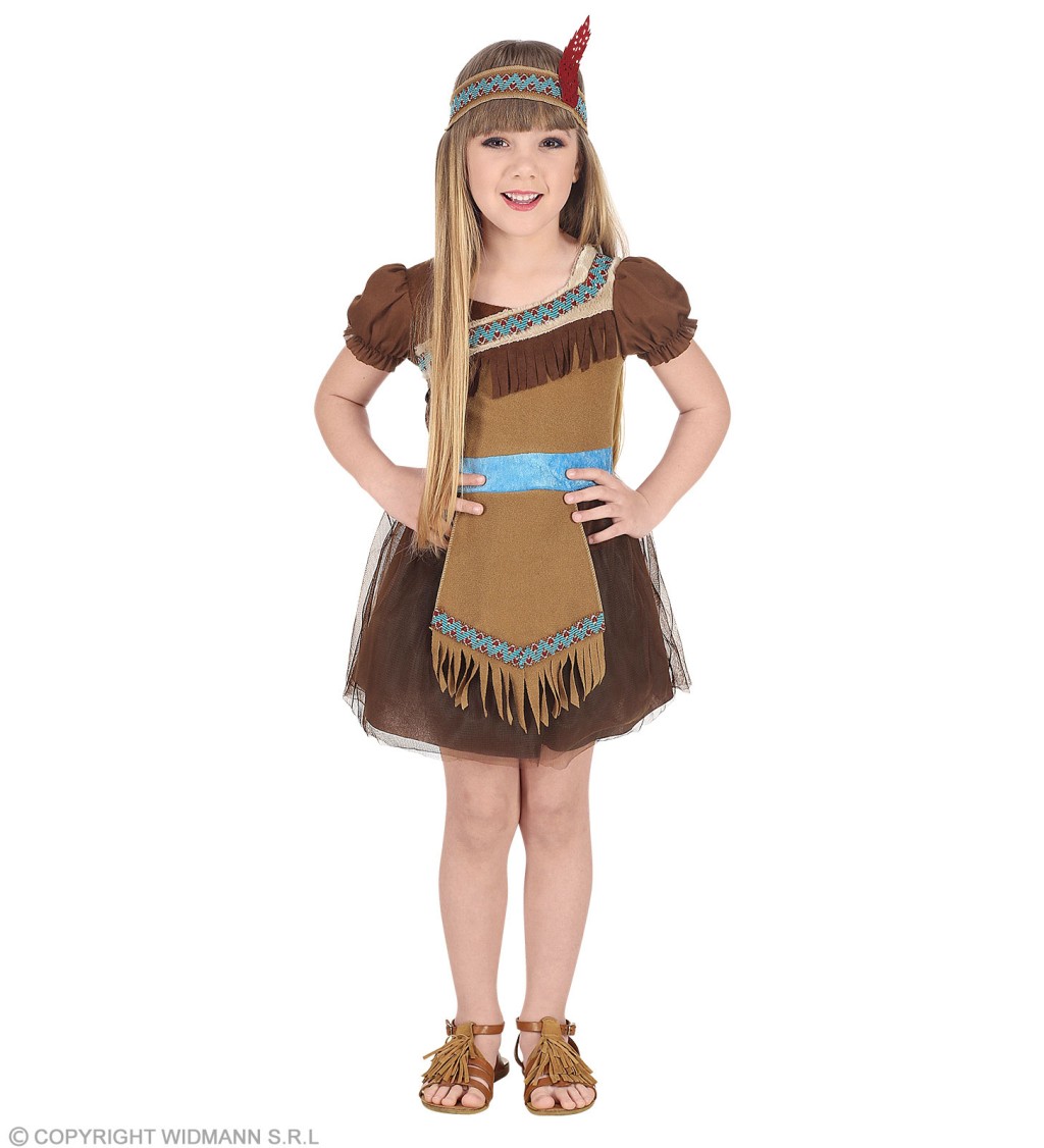 Detský kostým "Indiánka - tutu"