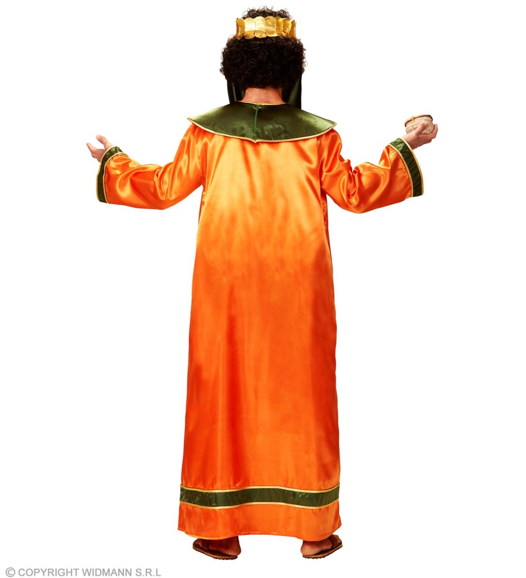Pánsky kostým Biblický kráľ, oranžový