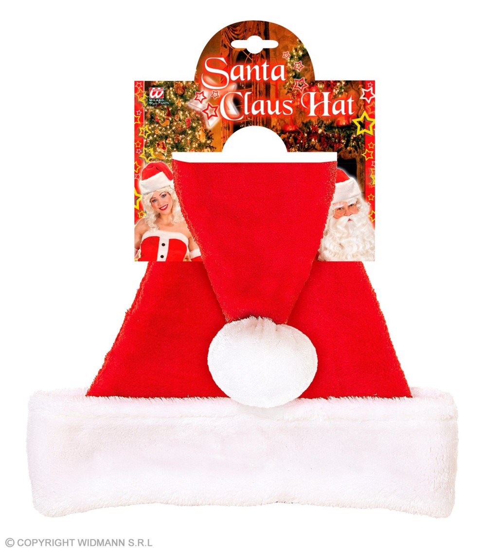 Plyšová čiapka Santa