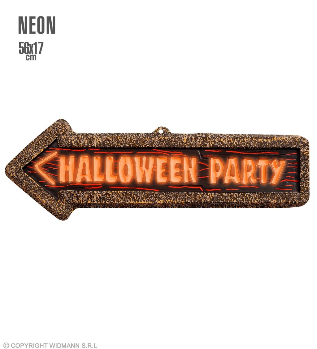 Nápis  "HALLOWEEN PARTY"