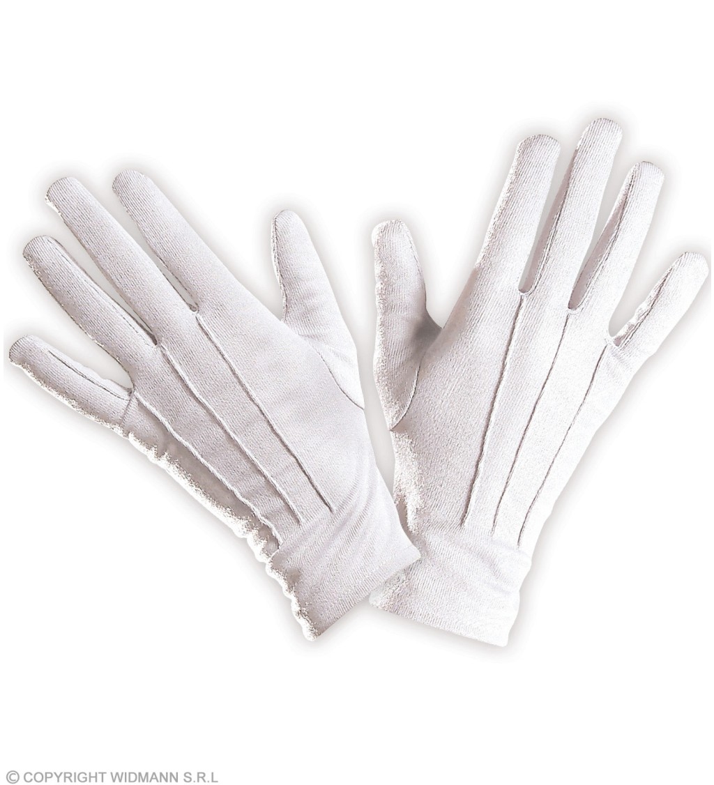Dámske rukavice biele