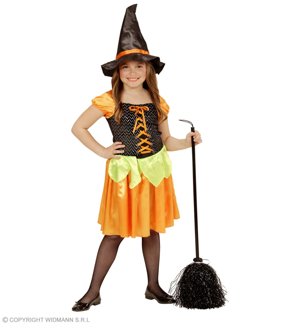 Detský kostým Tekvicová čarodejnica