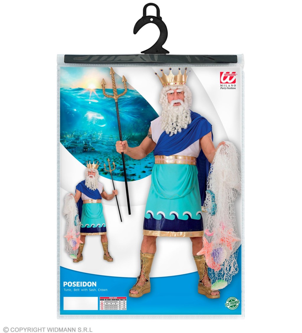 Pánsky kostým Poseidon