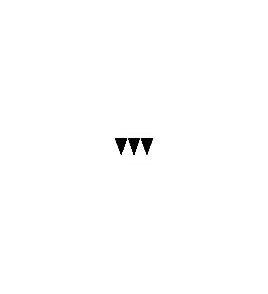 Girlanda - trojuholníky čierne
