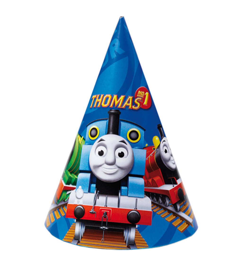 Papierové klobúčiky - Thomas