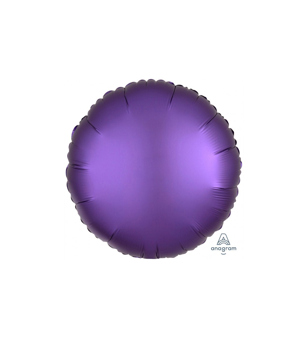 Fóliový balónik v tvare kolesa - fialový