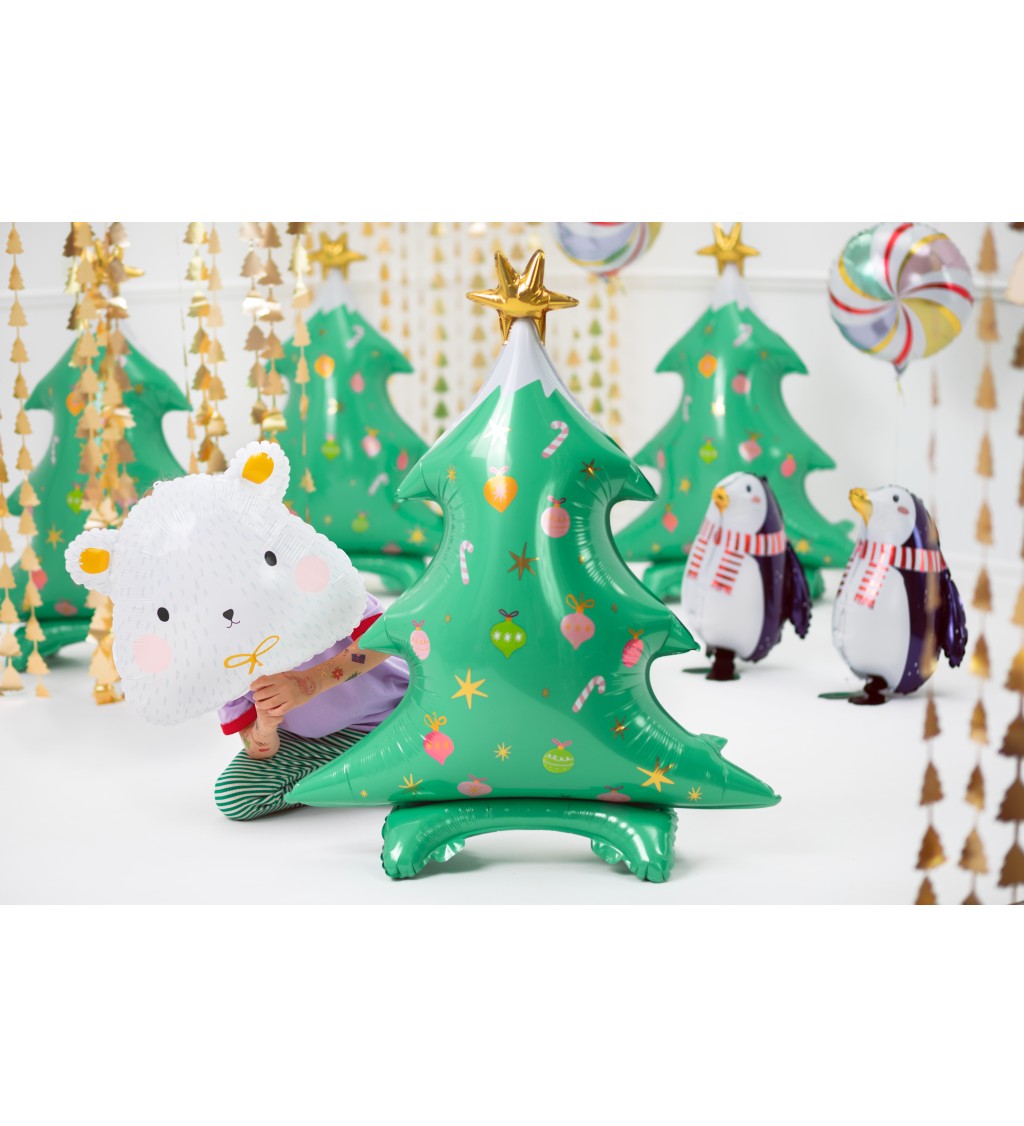 Fóliový balónik vianočný stromček