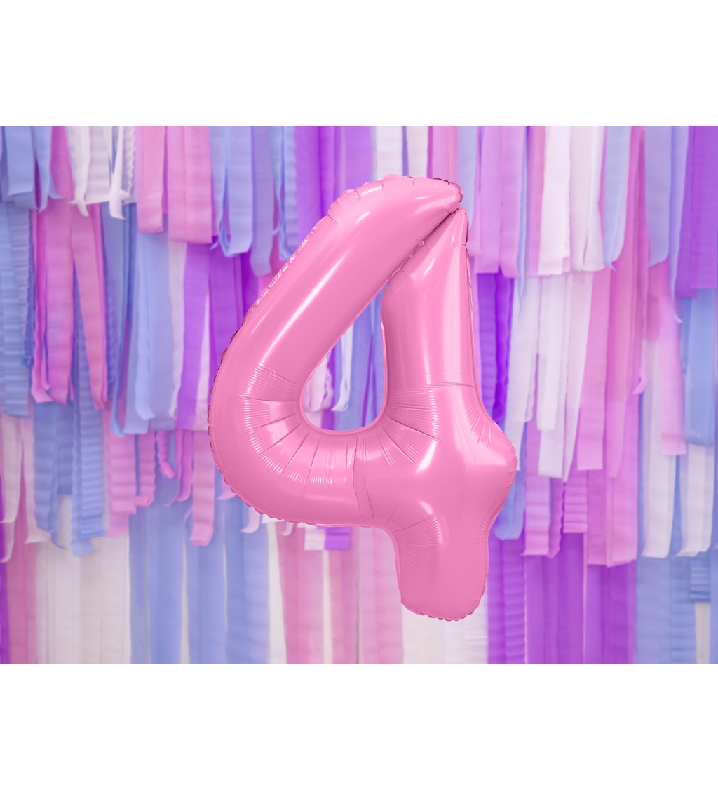 Ružový fóliový balónik 4
