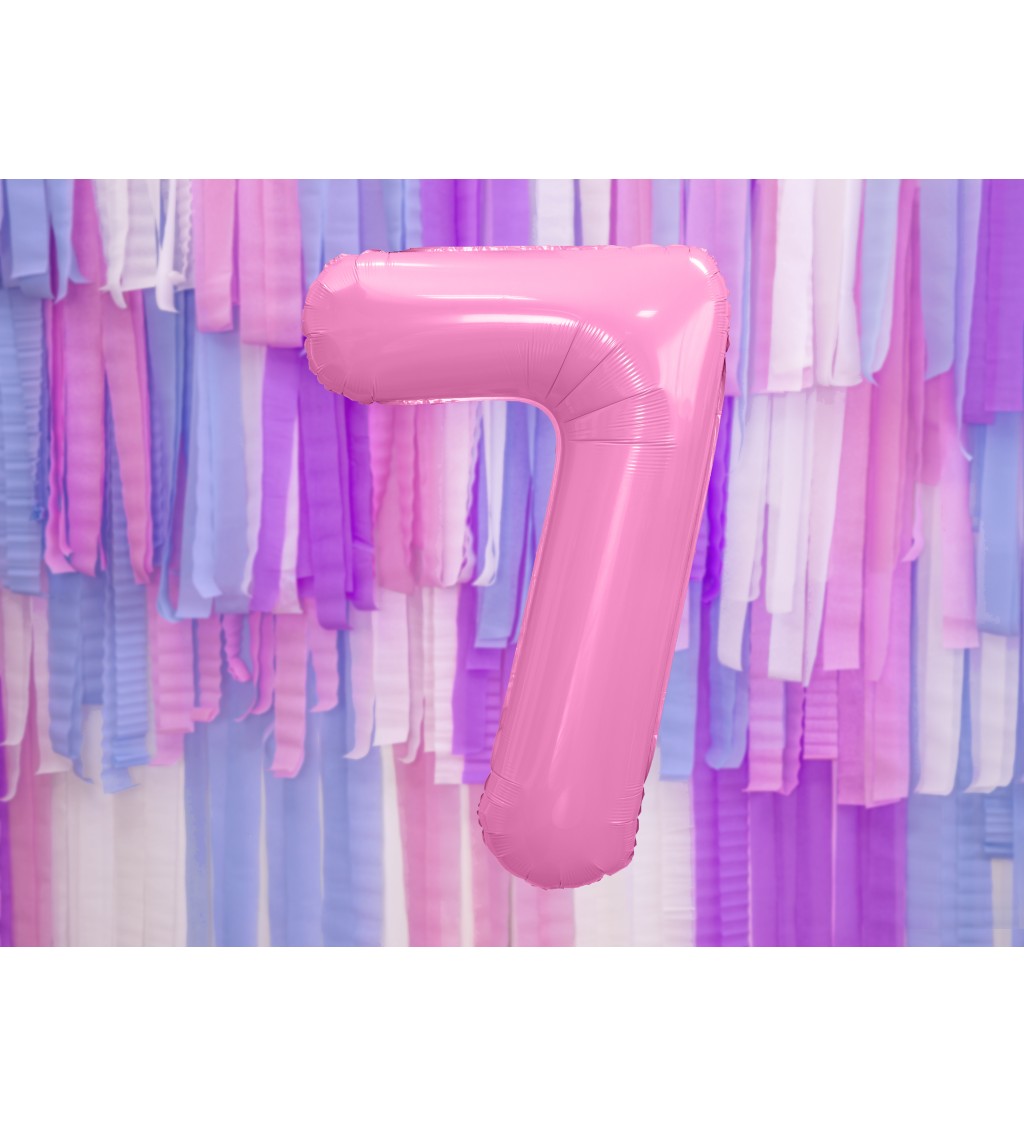 Ružový fóliový balónik 7