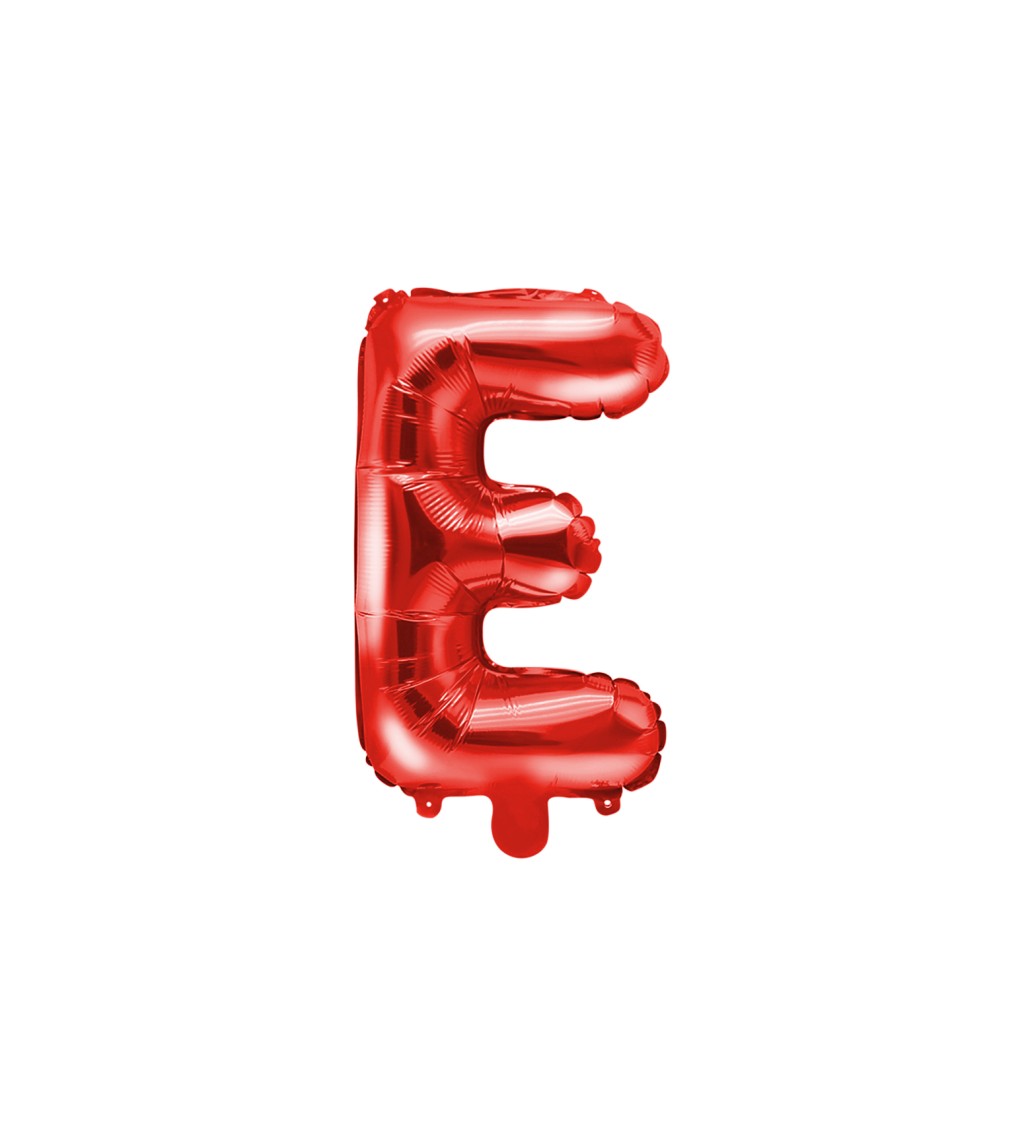 Fóliový balón E - červený