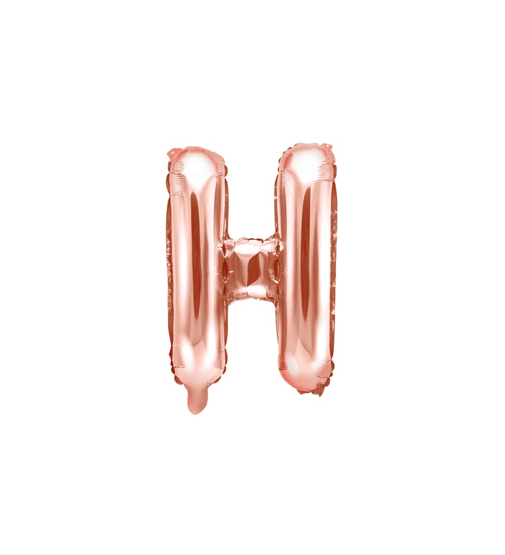 Fóliový balónik H - ružové zlato