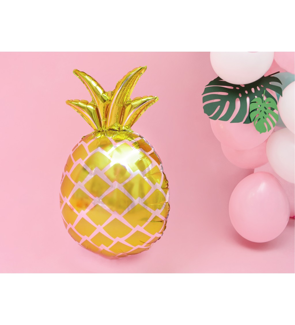 Fóliový balón Zlatý ananás
