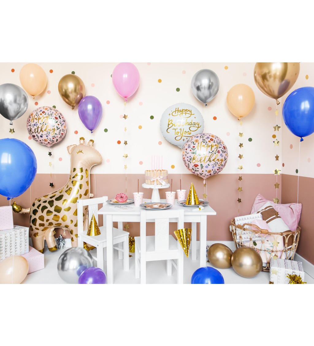 Fóliový balónik Happy Birthday To You
