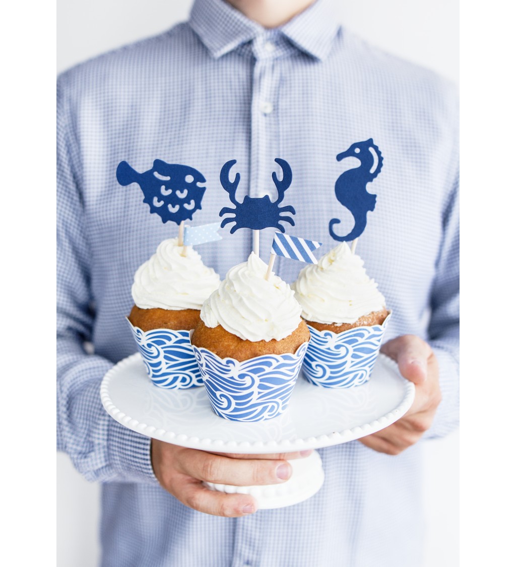 Cupcake košíčky z mora - Ahoy