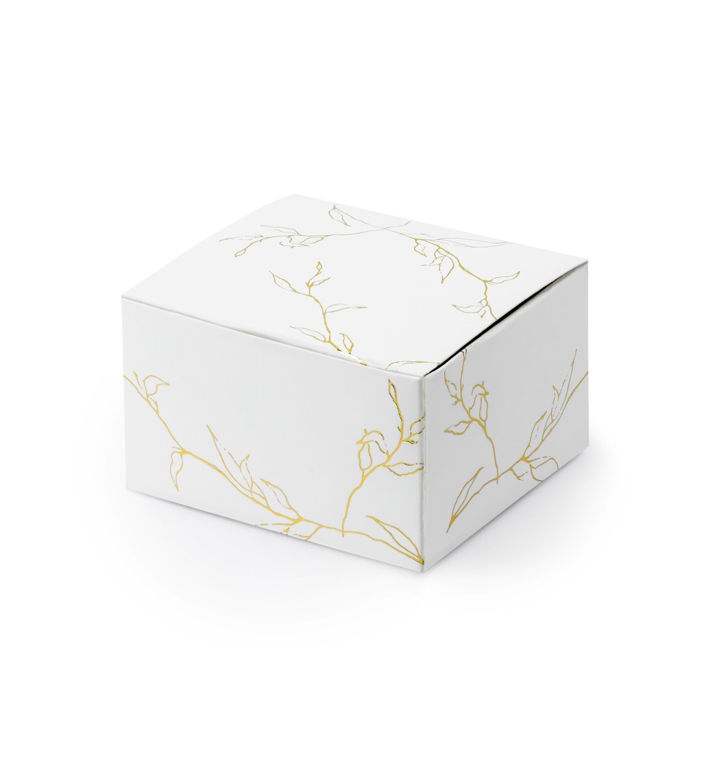 Bielo-zlaté krabice - vetvičky