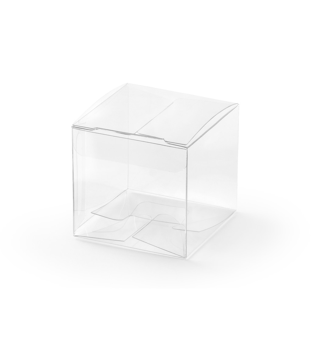 Square boxes, transparent,