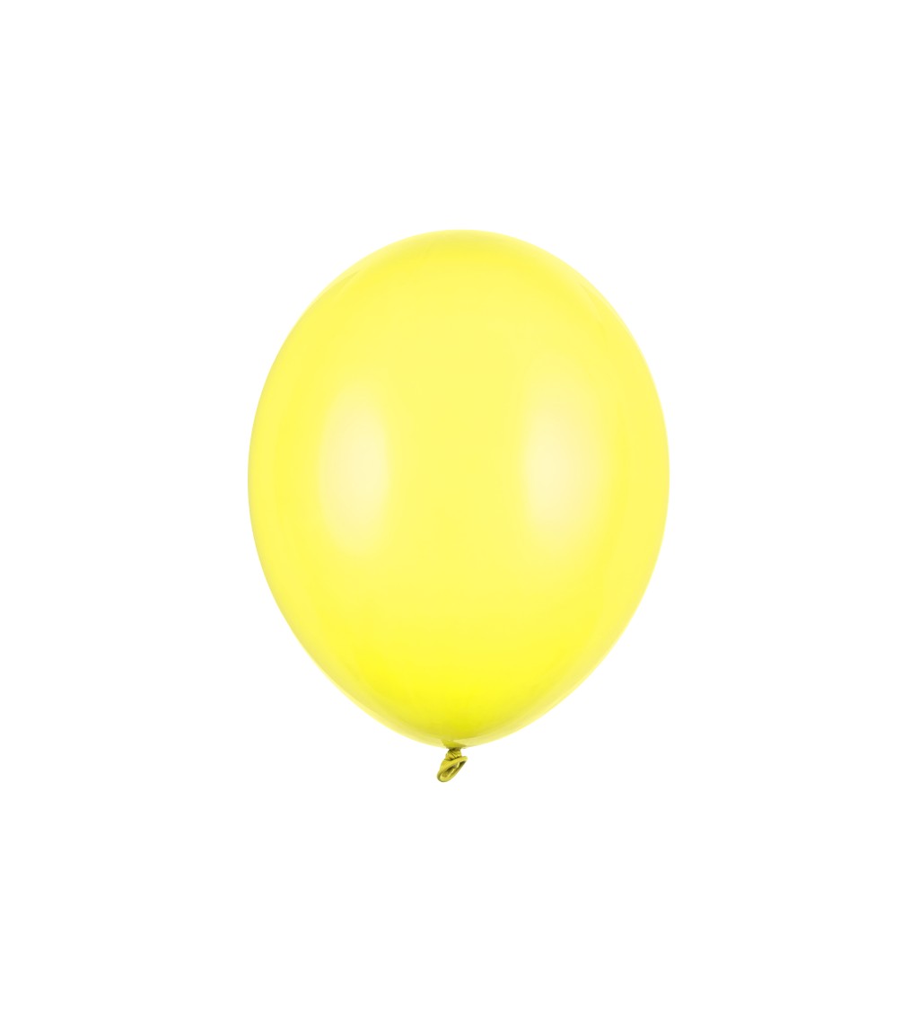 Pastelový balónik - žltý