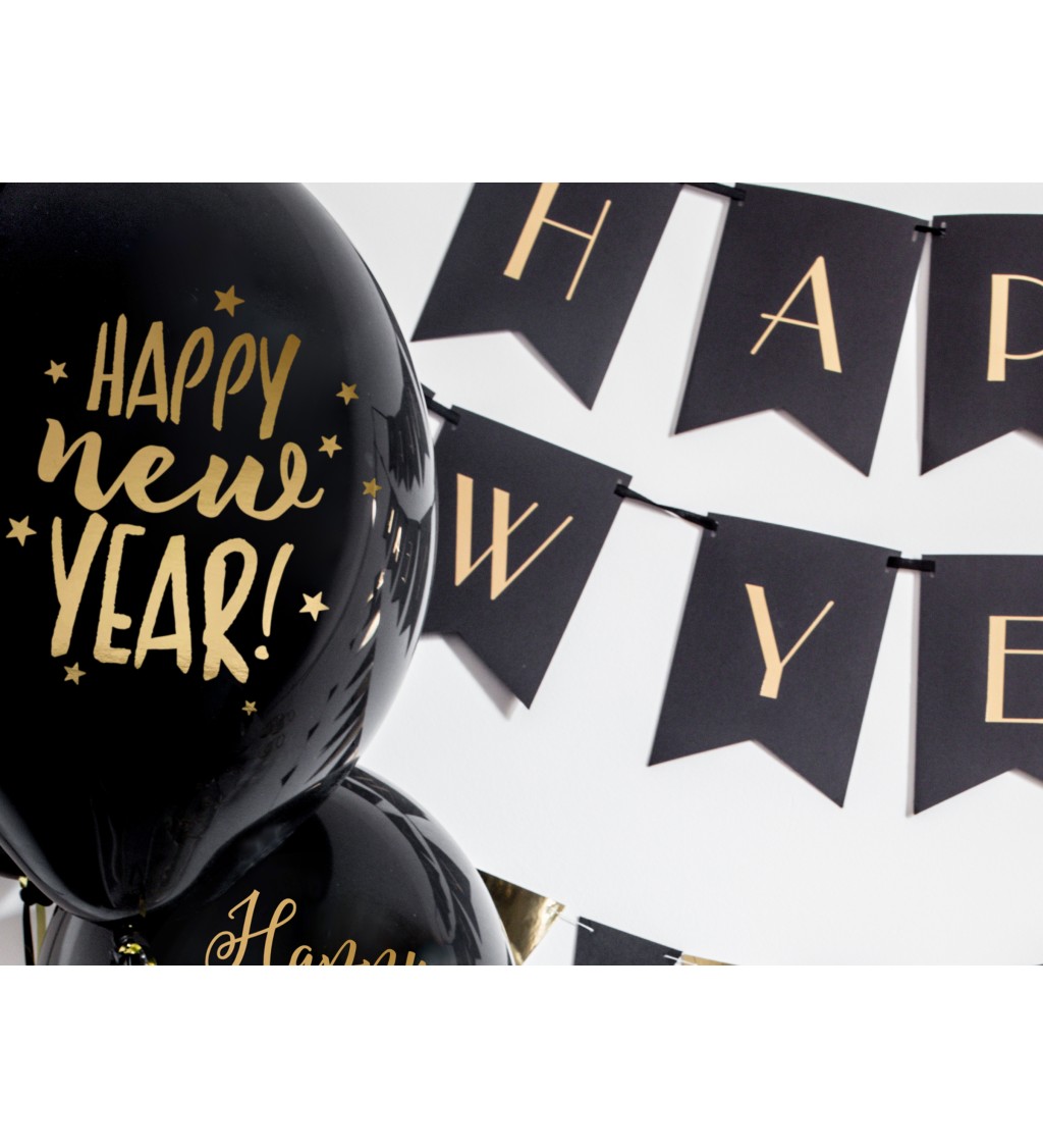 Balóniky Šťastný nový rok