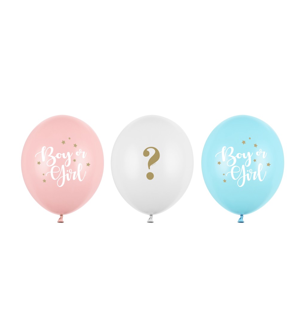 Balóniky - chlapec alebo dievča