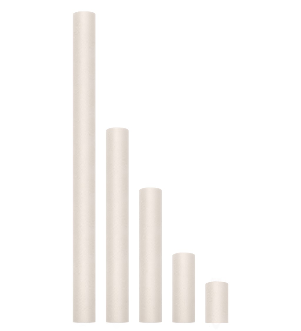 Dekoratívny tyl - biely (15cm)