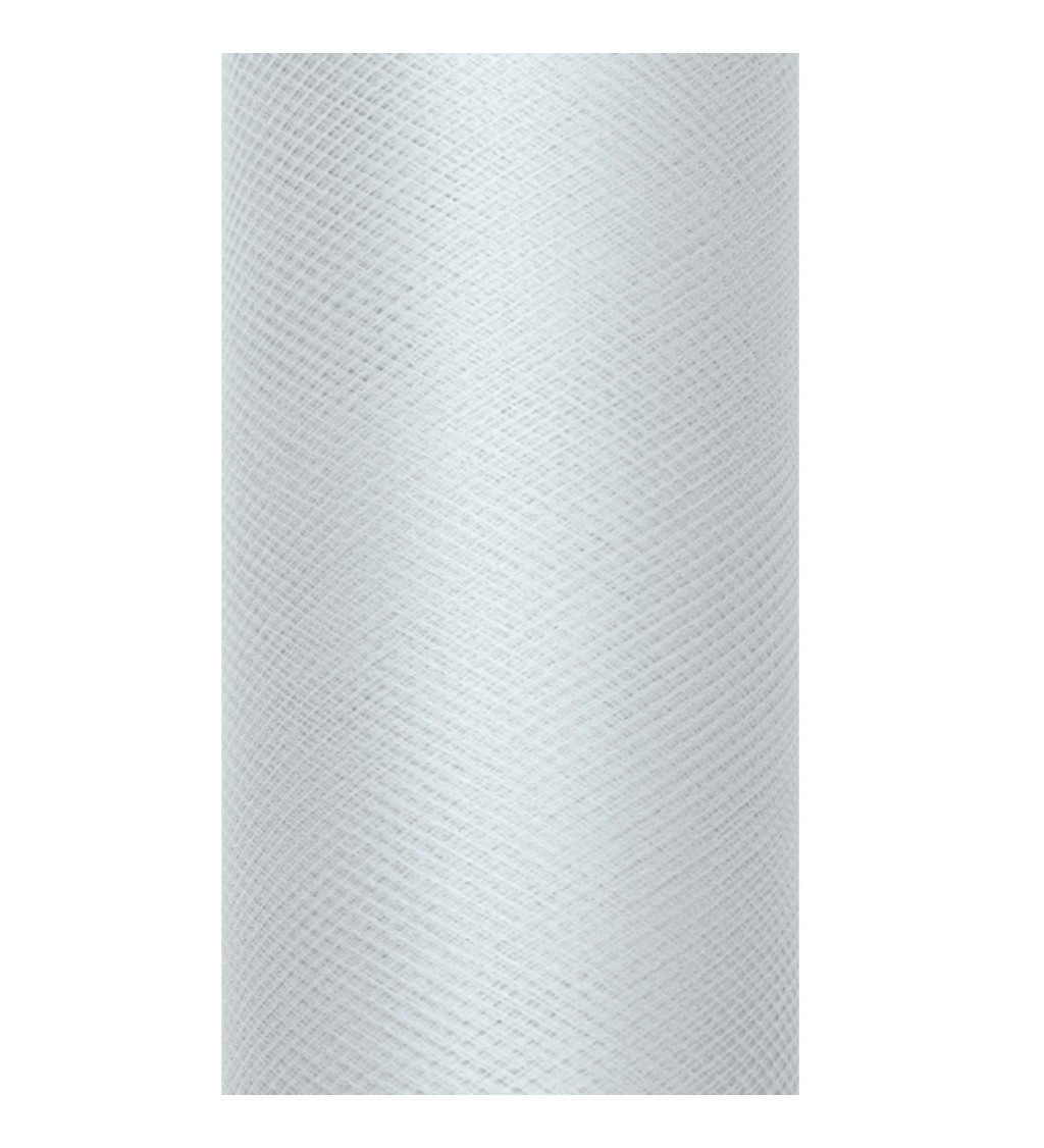 Dekoračný sivý tyl 0,15 x 9 m