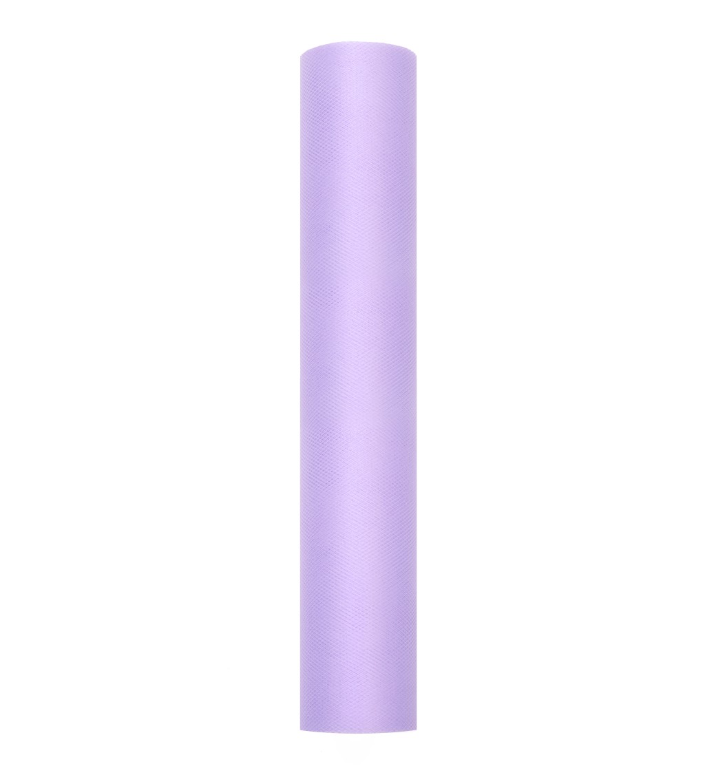 Dekoračný jemne fialový tyl 0,3 x 9 m