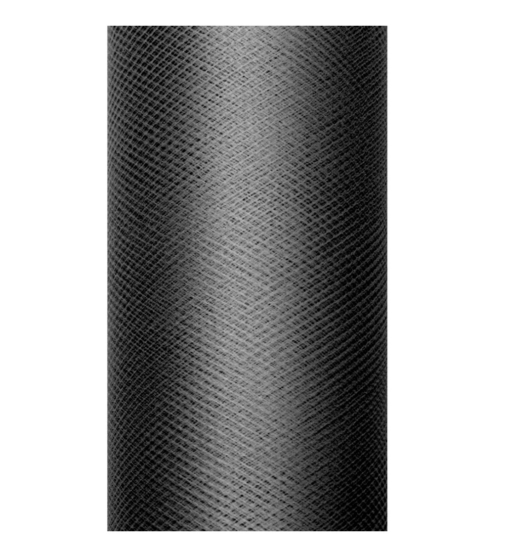 Dekoratívny tyl - čierny (30cm)