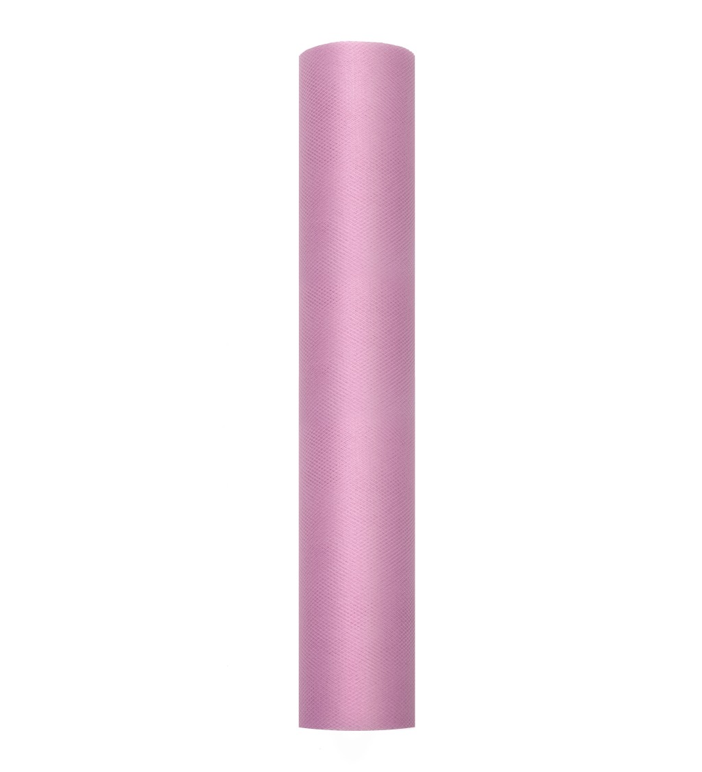 Dekoračný ružový tyl 0,3 x 9 m