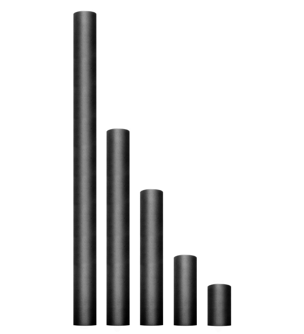 Dekoratívny tyl - čierny (50cm)