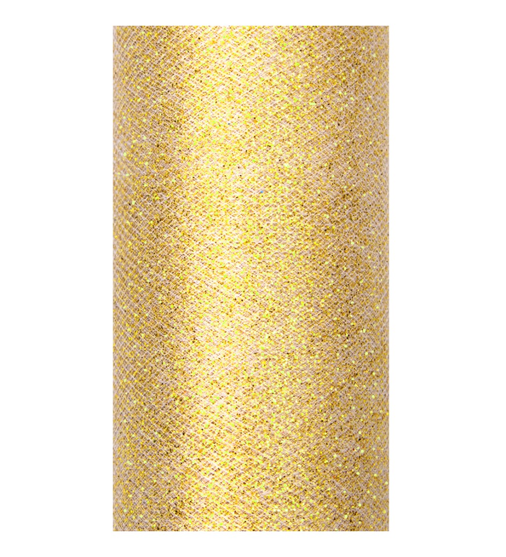 Dekoratívny tyl - Zlatý (15cm)