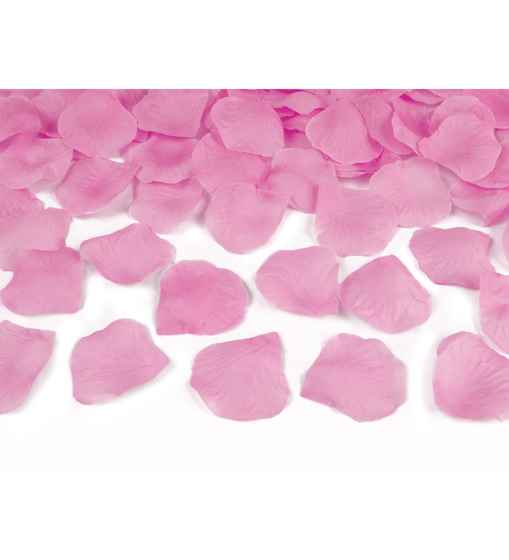 Strieľajúce konfety - ružové okvetné lístky