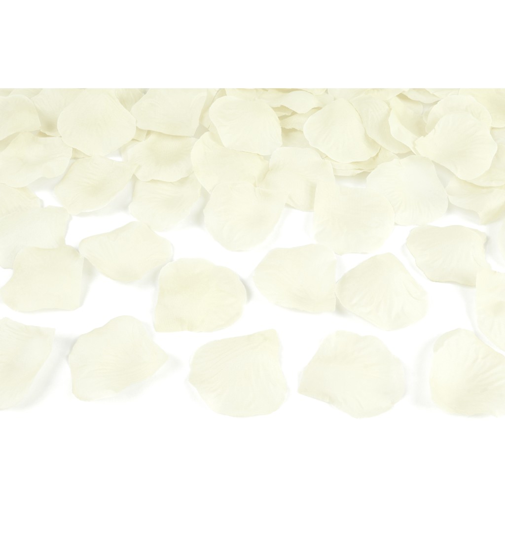 Vystreľovacie konfety maxi - biele ruže