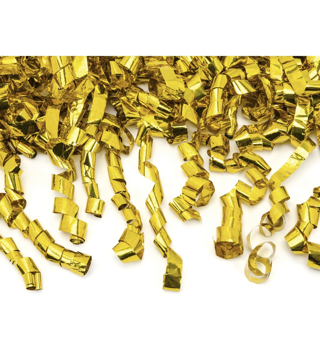 Strelecké konfety - zlaté prúžky