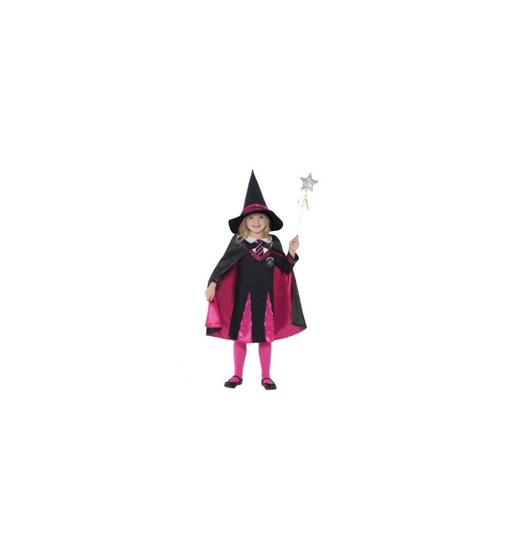 Detský kostým pre dievča - Čarodejka z Rokfortu