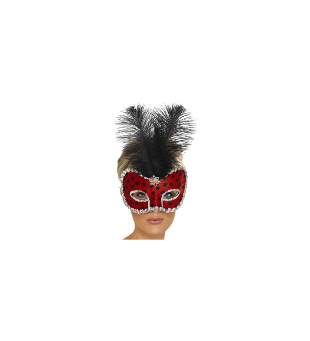 Benátska maska Lady Bug