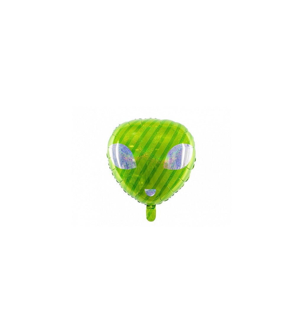 Fóliový balón zelený ufon