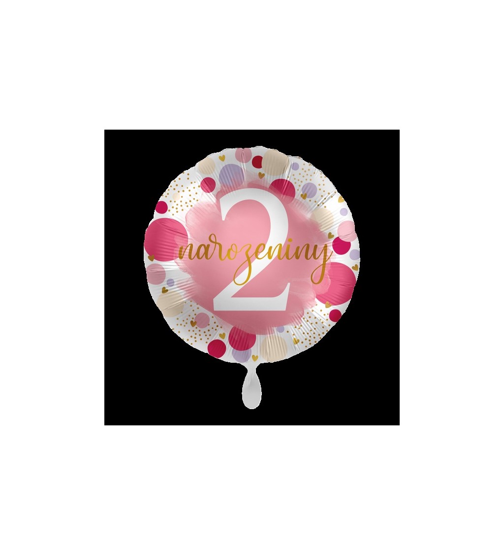 Balónik 2. Narodeniny ružový