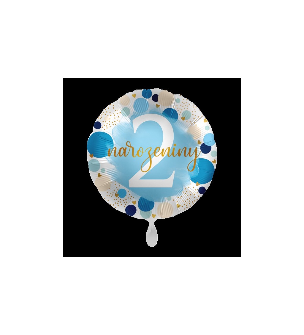 Balónik 2. Narodeniny modrý