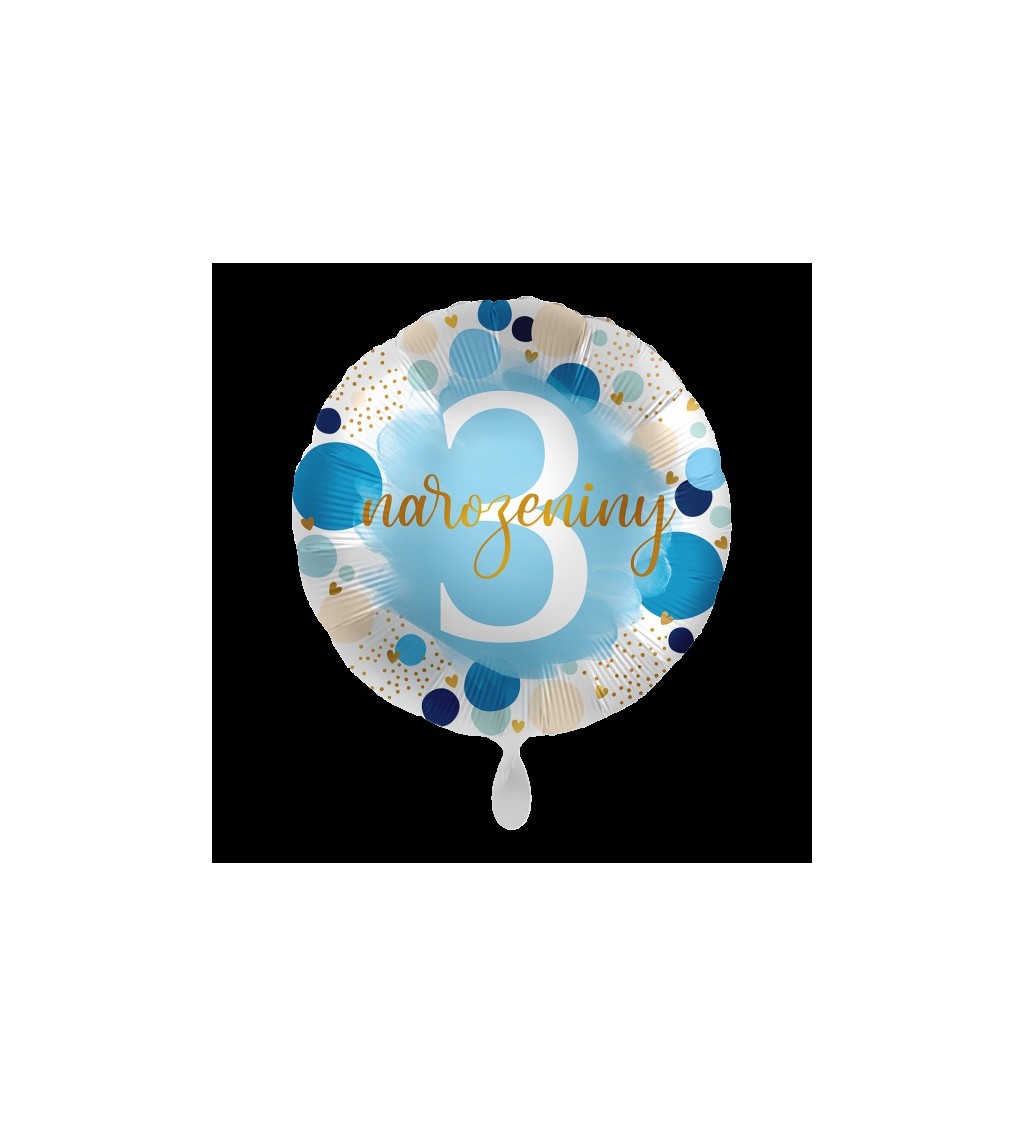 Balónik 3. Narodeniny modrý