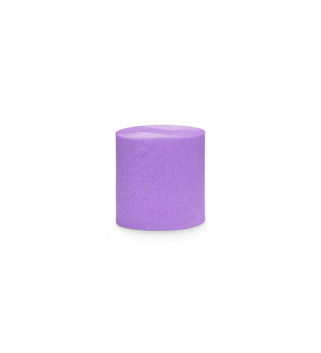 Dekoračná krepová stuha - fialová