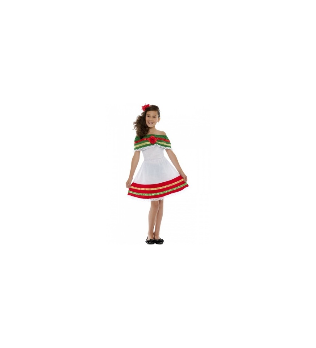 Detský kostým pre dievča - Mexická slečna