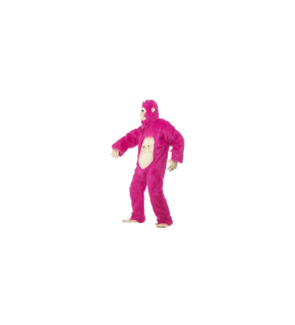 Kostým Unisex - Gorila ružová