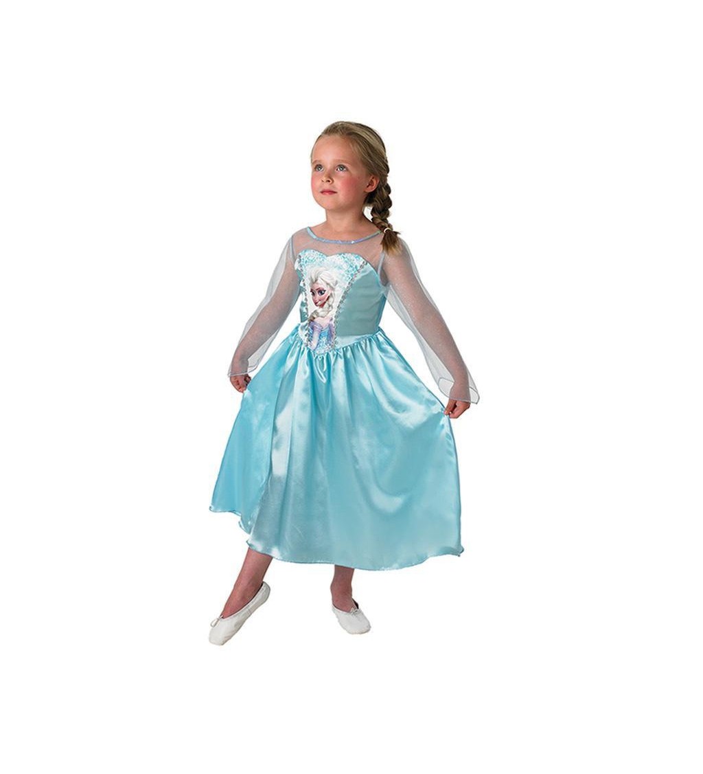 Detský kostým pre dievča - Kráľovná Elsa classic