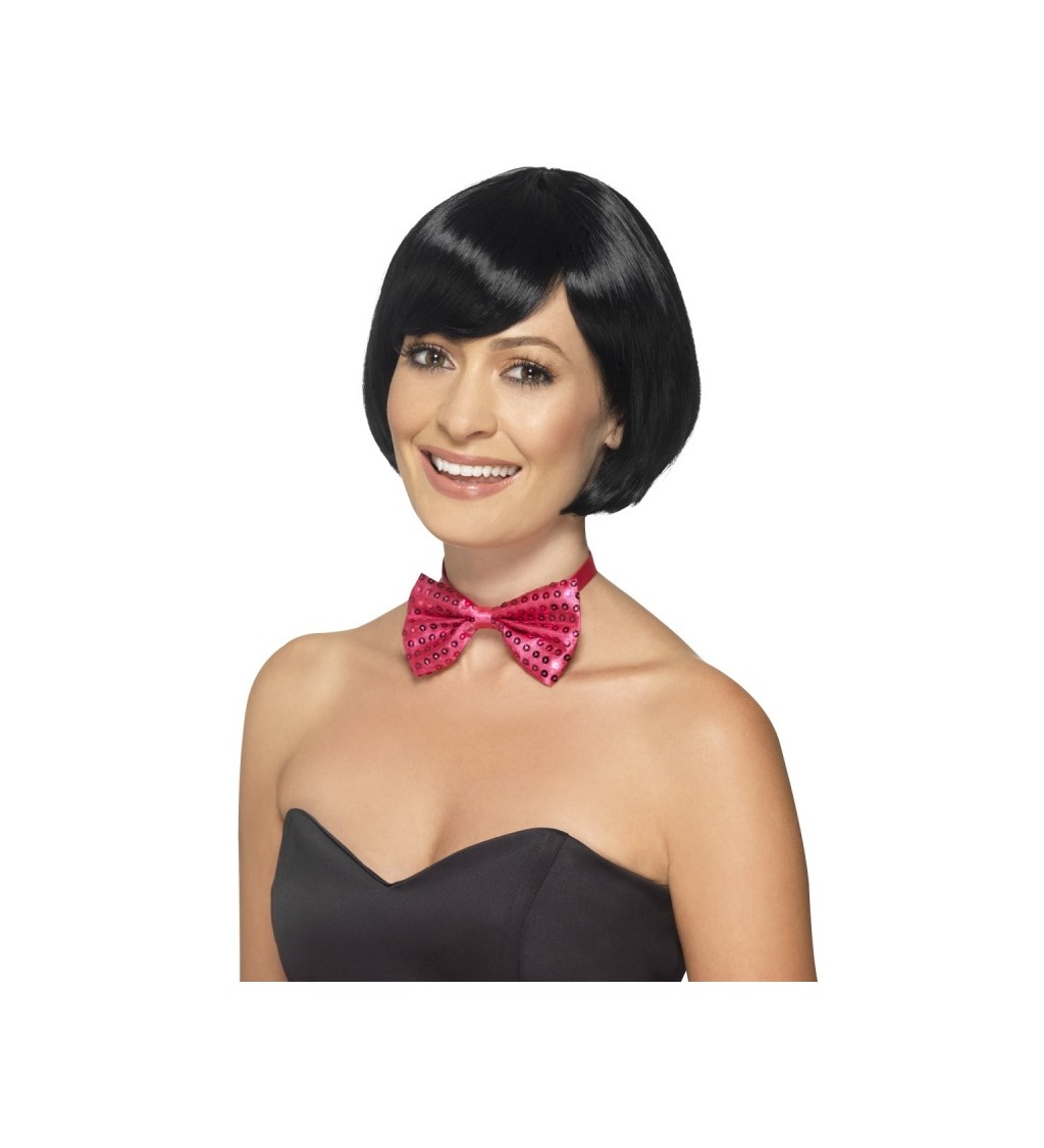 Motýlik s flitrami ružový Party Store