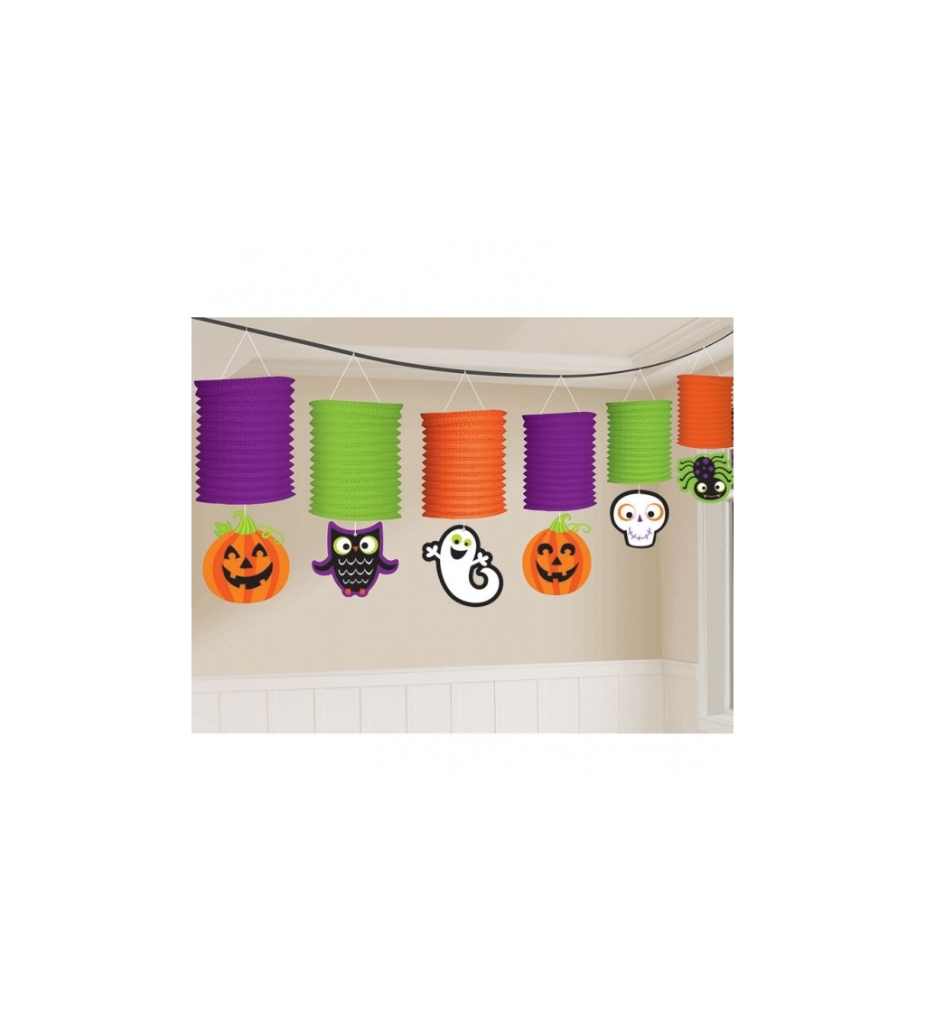 Lampióny - halloweenske