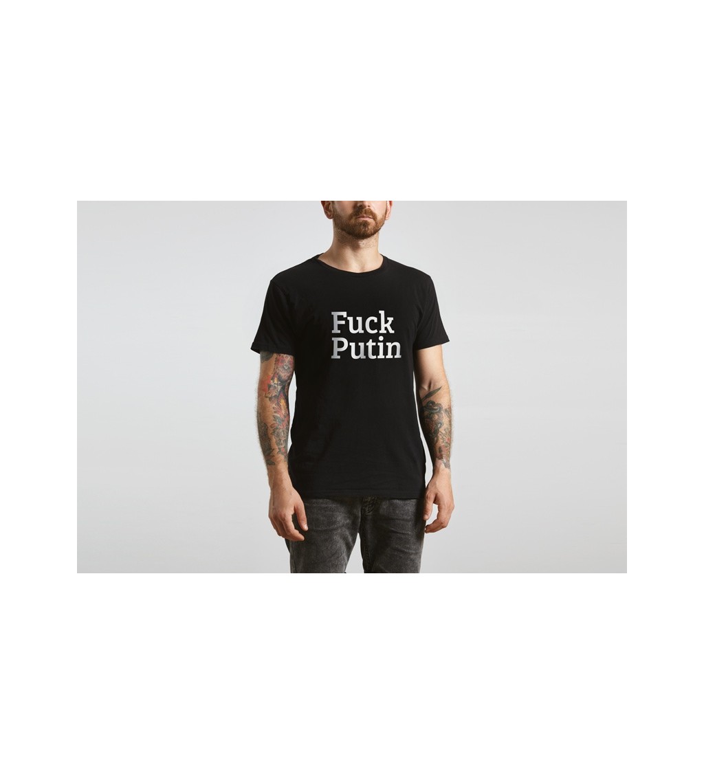 Tričko s nápisom Fuck Putin